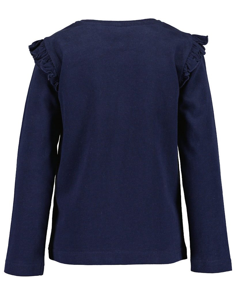 Blue Seven Langarmshirt Blue Seven Mädchen Langarmshirt Tanzen Herzen drei Farben (1-tlg) – Bild 2 von 2