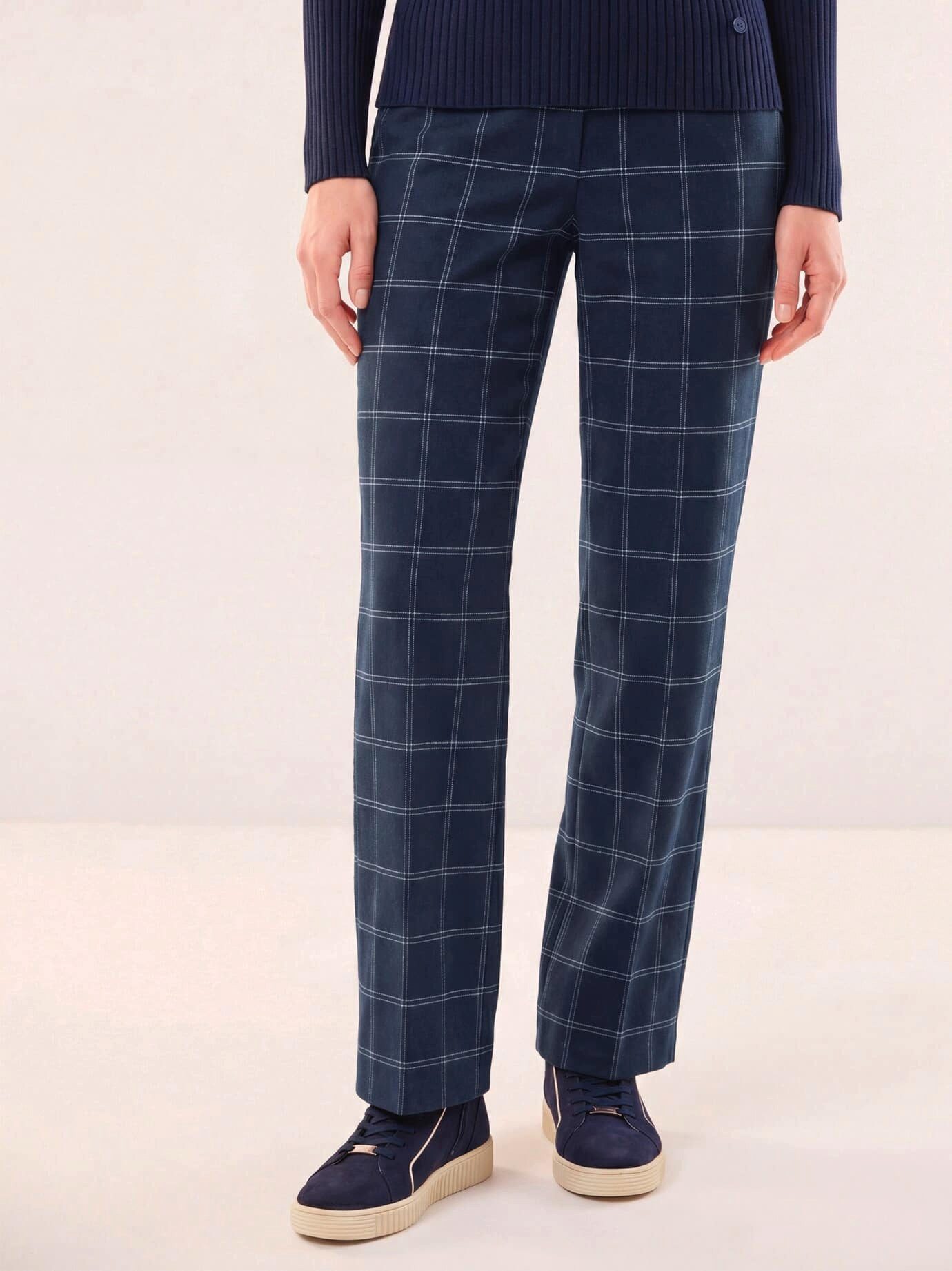 Walbusch Marlene-Hose Damen Marlene Hose aus Premium Flanell Regular fit