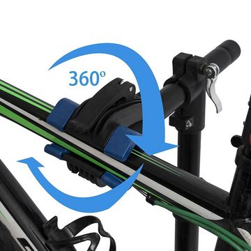 Feel2Home Fahrrad-Montageständer Fahrradmontageständer höhenverstellbar Reparaturhalter Zentrierhilfe, Lackschonend