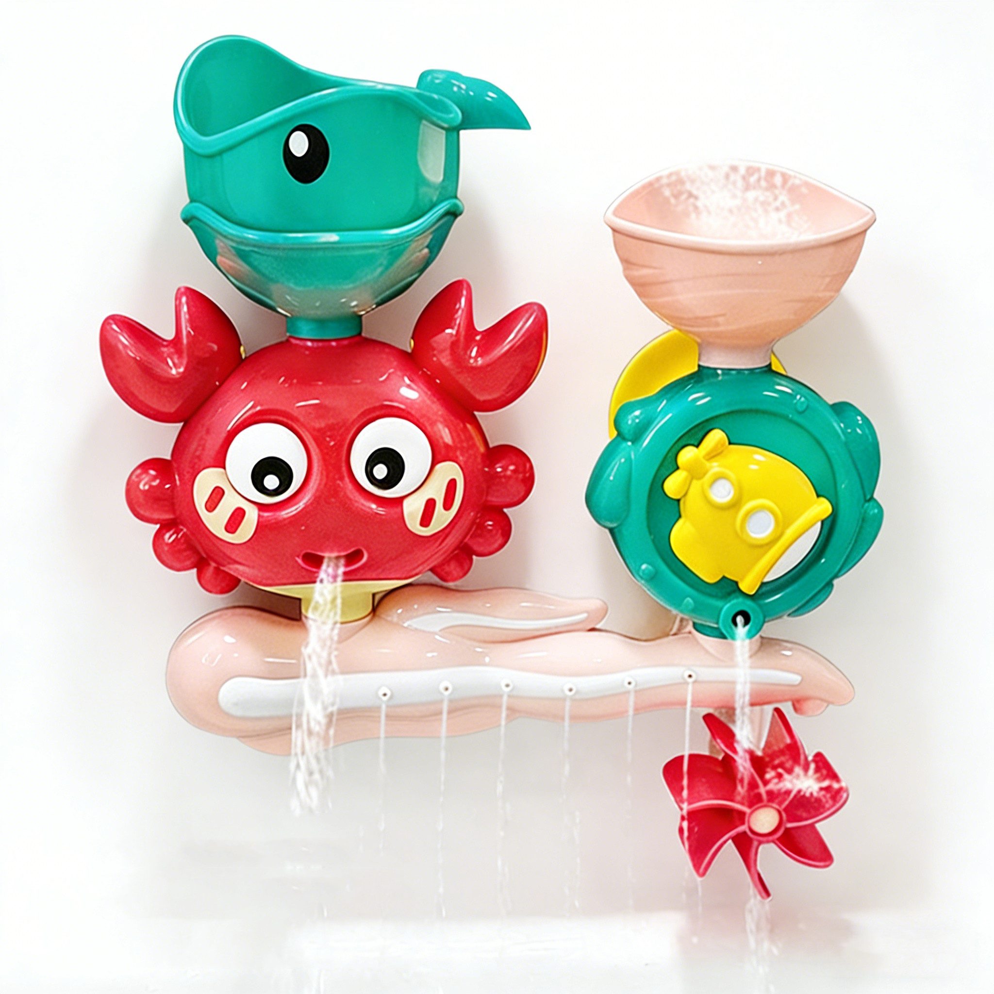 CLTYQ Badespielzeug Badespielzeug für Kinder,Wasserspiel-Krabbe,Lernspielzeug, Badewannenspielzeug & Outdoor,Geschenk für Junge Mädchen Geburtstag