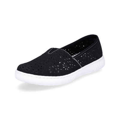 Rieker Rieker Damen Slipper schwarz Slipper