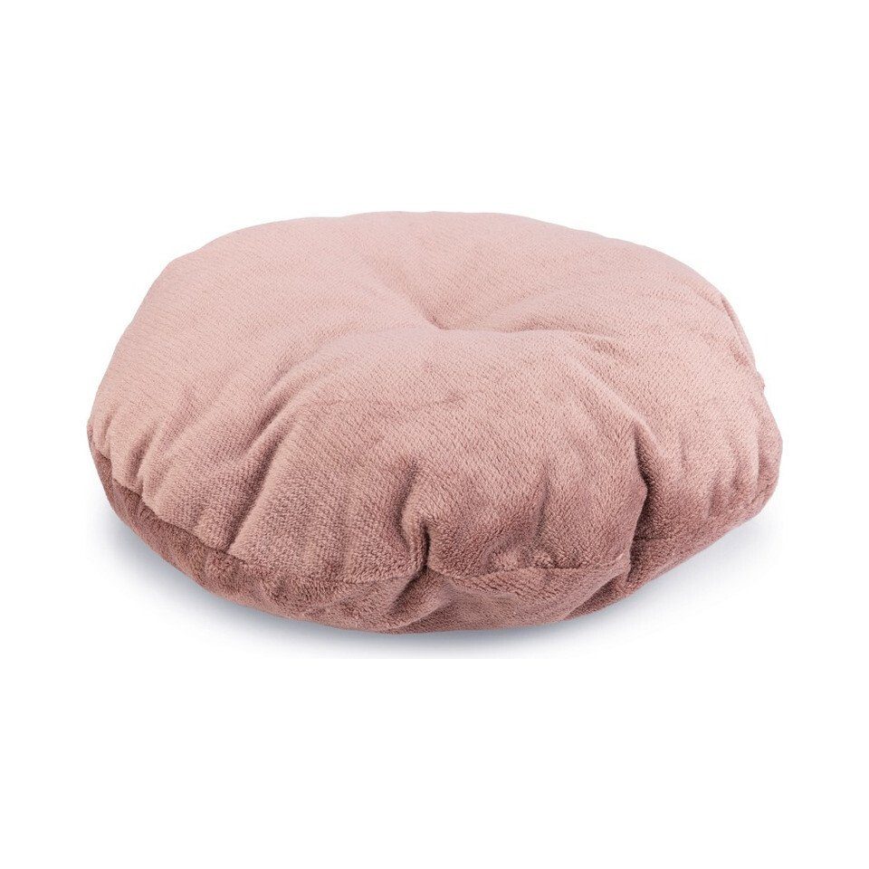 Designed By Lotte Tierbett Katzen Korb Ribbed pink