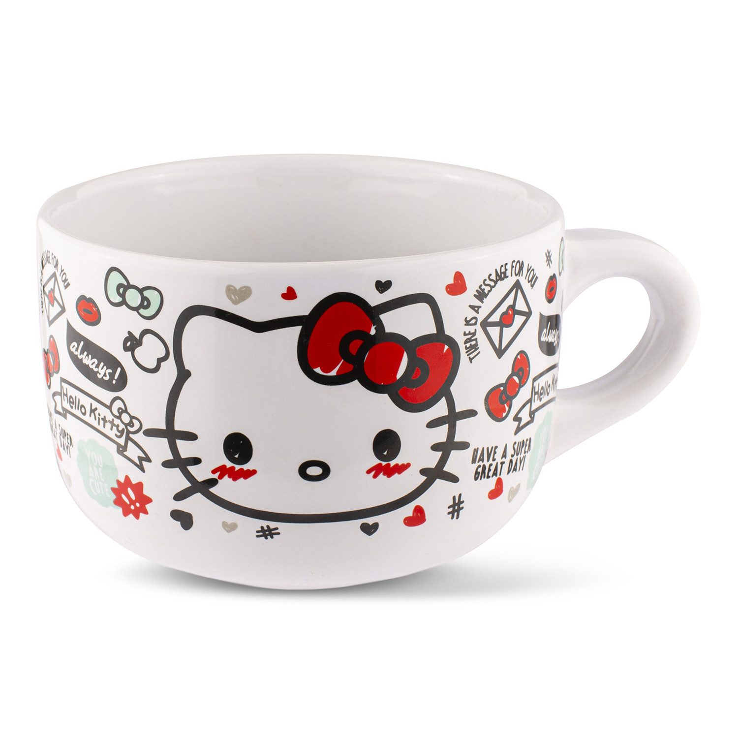 Hello Kitty Plüschfigur Hello Kitty Jumbo Becher - Keramikbecher Hello Kitt günstig online kaufen