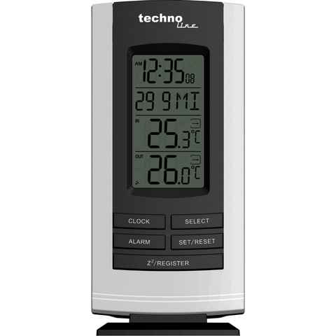 technoline WS 9180 Wetterstation (inklusive Außensender, mit Temperaturtrendanzeige)