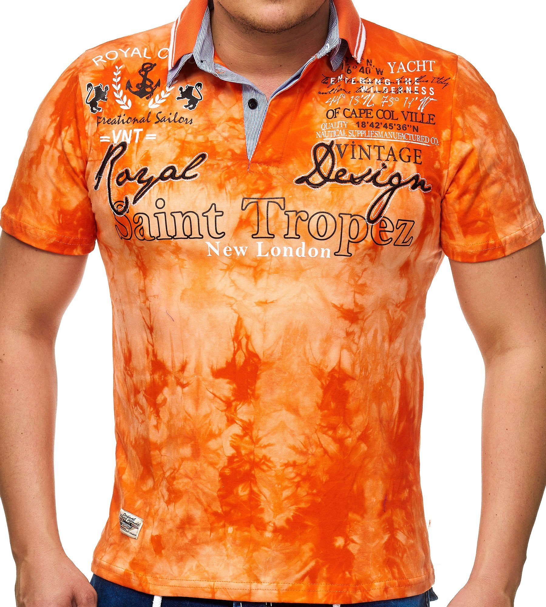 L.gonline Poloshirt Herren Polo Shirt Royal günstig online kaufen