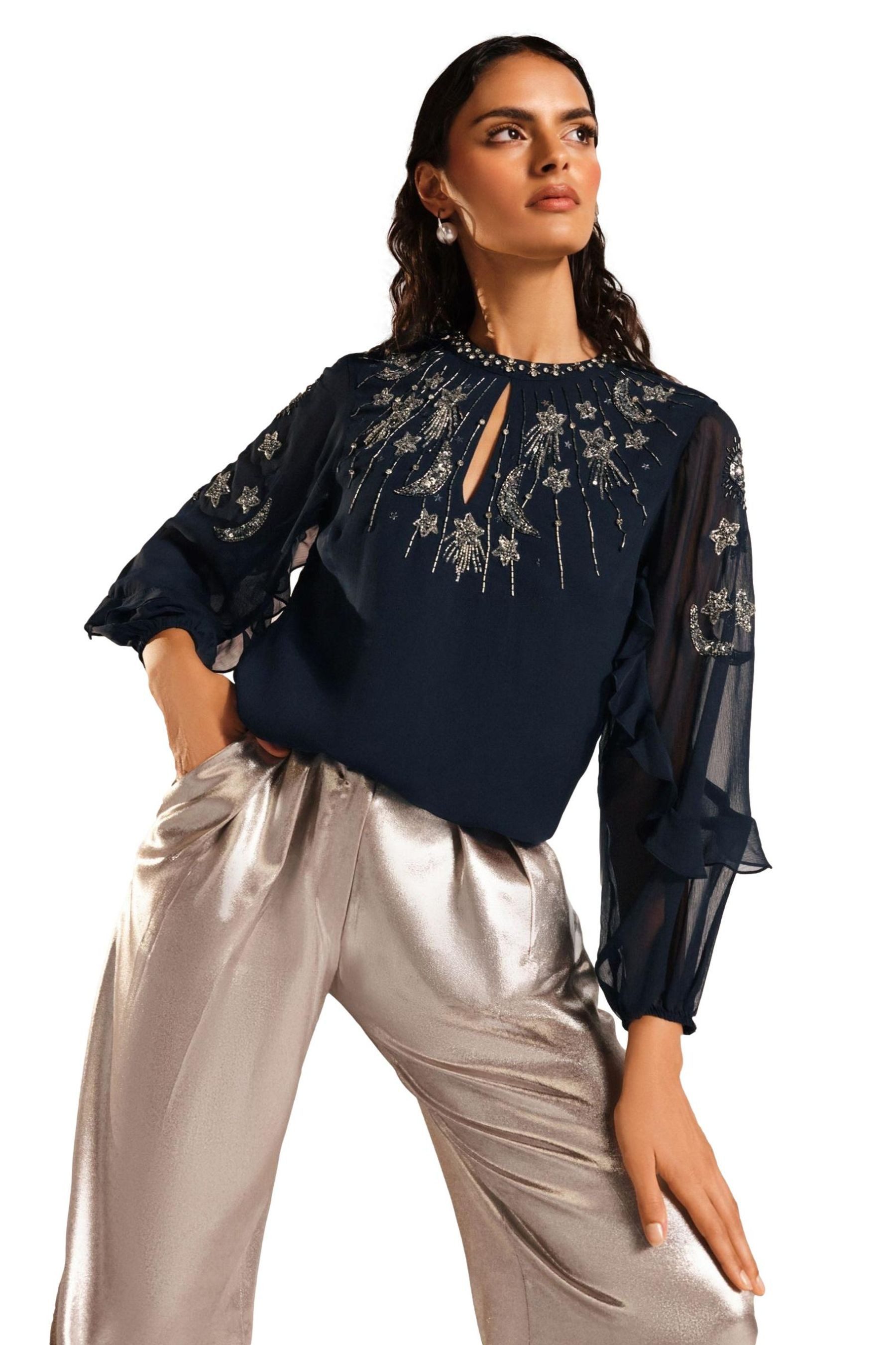 Love & Roses Langarmbluse Love & Roses Langärmelige Bluse, Regular (1-tlg) günstig online kaufen