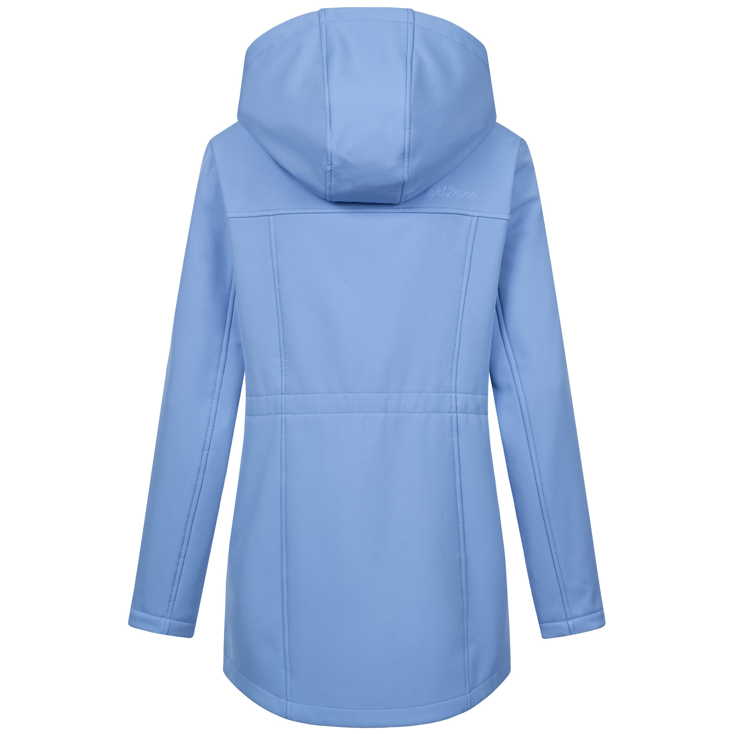 SUBLEVEL Softshelljacke Damen Jacke Übergangs Frühling Herbst Outdoor Regen Softshell