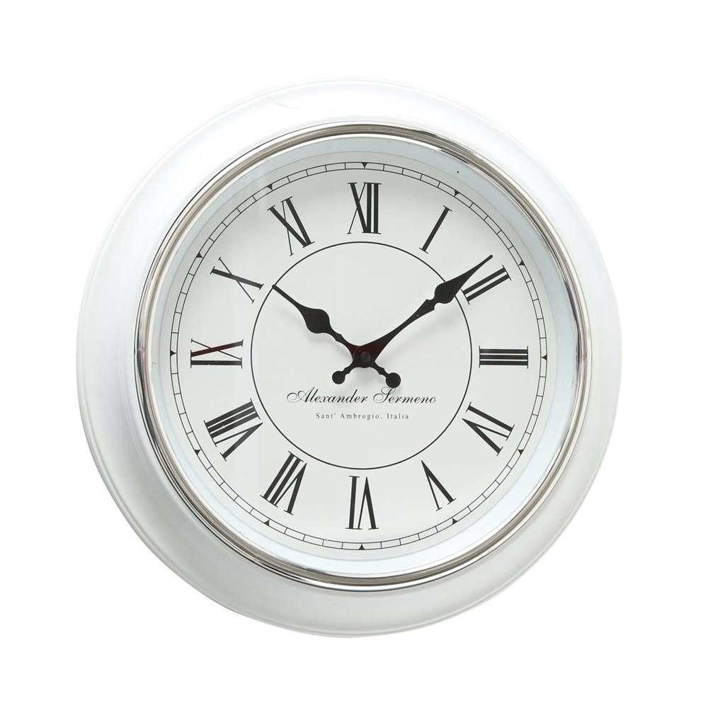 BOLTZE GRUPPE GmbH Wanduhr Wanduhr Yella Analog Kunststoff weiß Ziffern Ø 40 cm