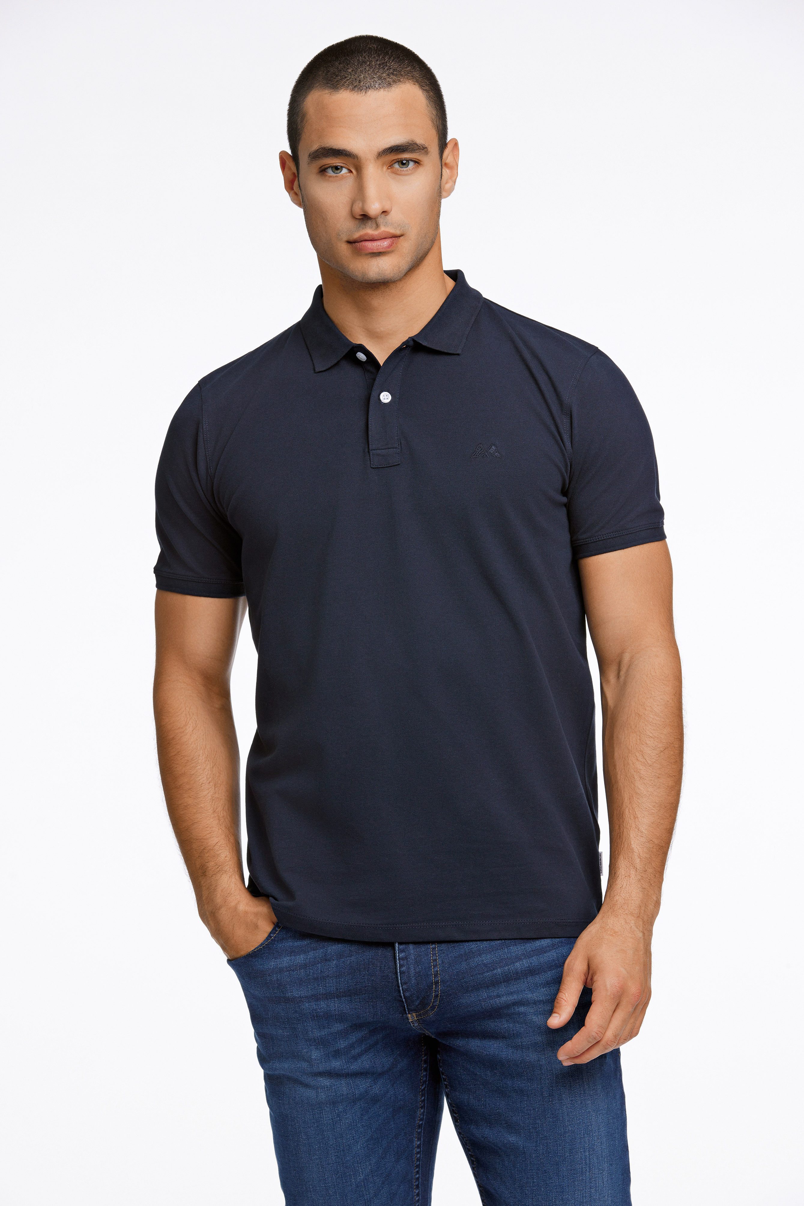 LINDBERGH Poloshirt mit Logostickerei