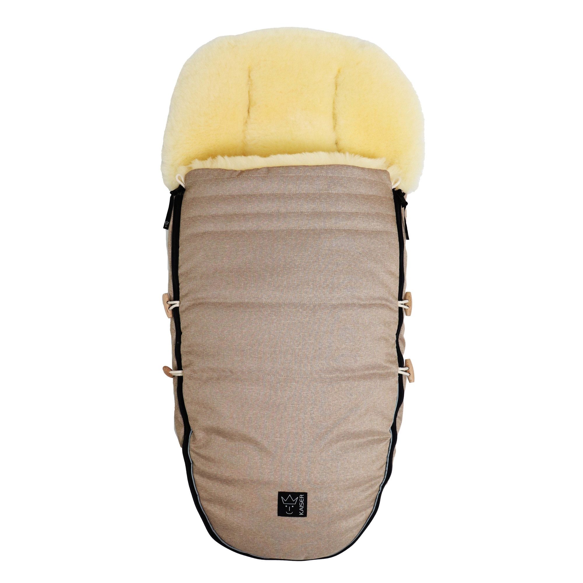 Kaiser Fußsack Love the Nature, Lammfell Kinderwagen Fußsack