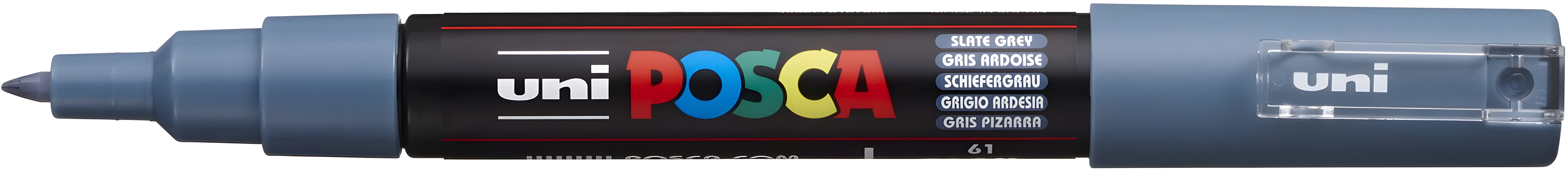 POSCA Маркери Faber Castell Маркери UNI POSCA PC-1MC 0,7 mm schiefergrau