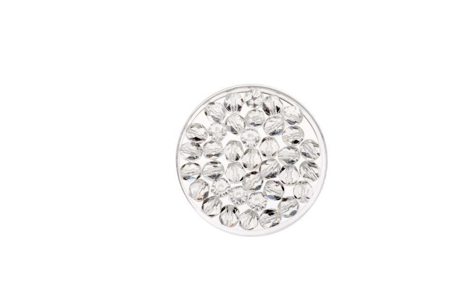 Glorex Bastelperlen Glorex Glasschliff Perlen 6 mm 50 Stück, crystal