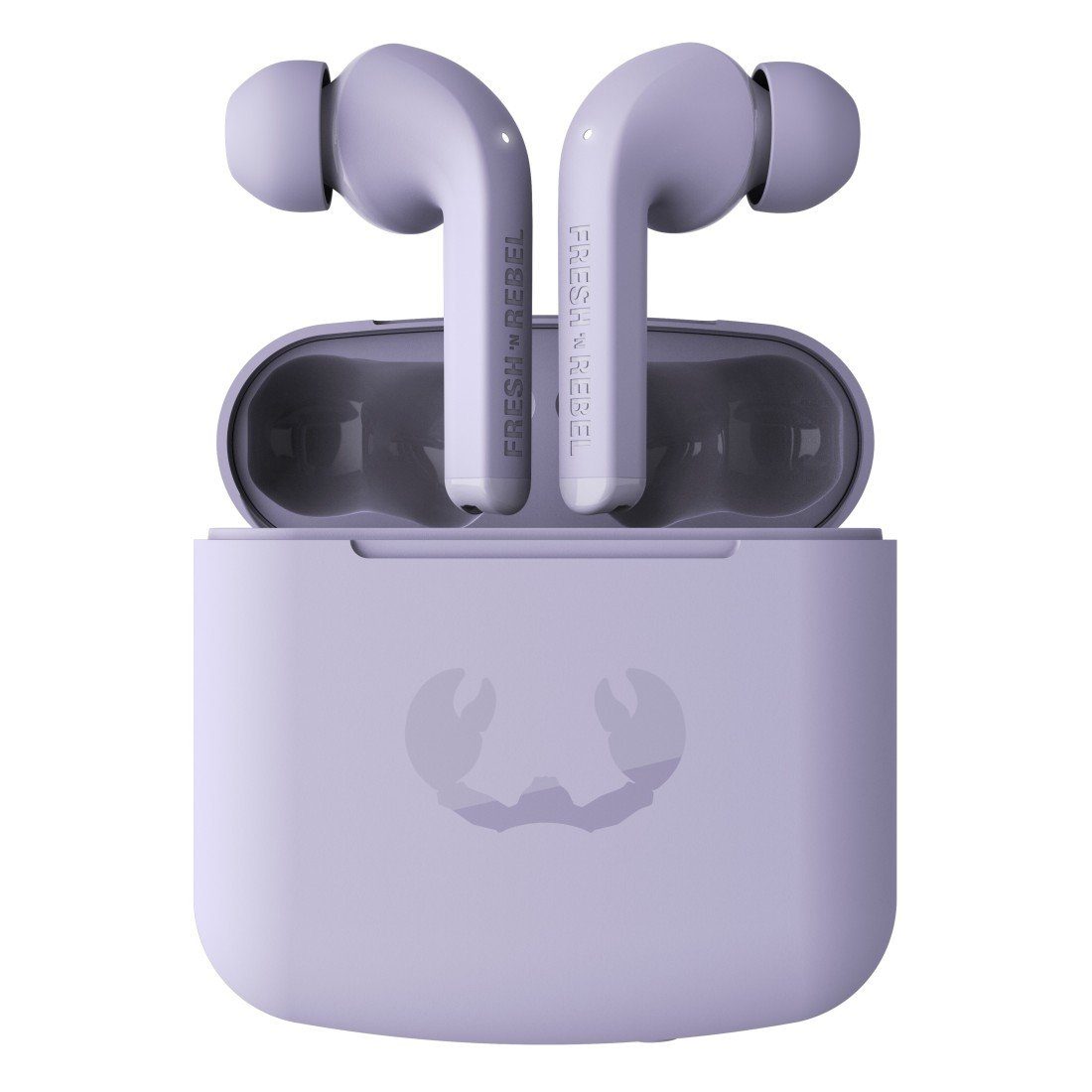 (LED Fresh´n TIP Siri) Ladestandsanzeige, Lilac True Google Assistant, 1 wireless Rebel Wireless, Dreamy In-Ear-Kopfhörer TWINS TWS