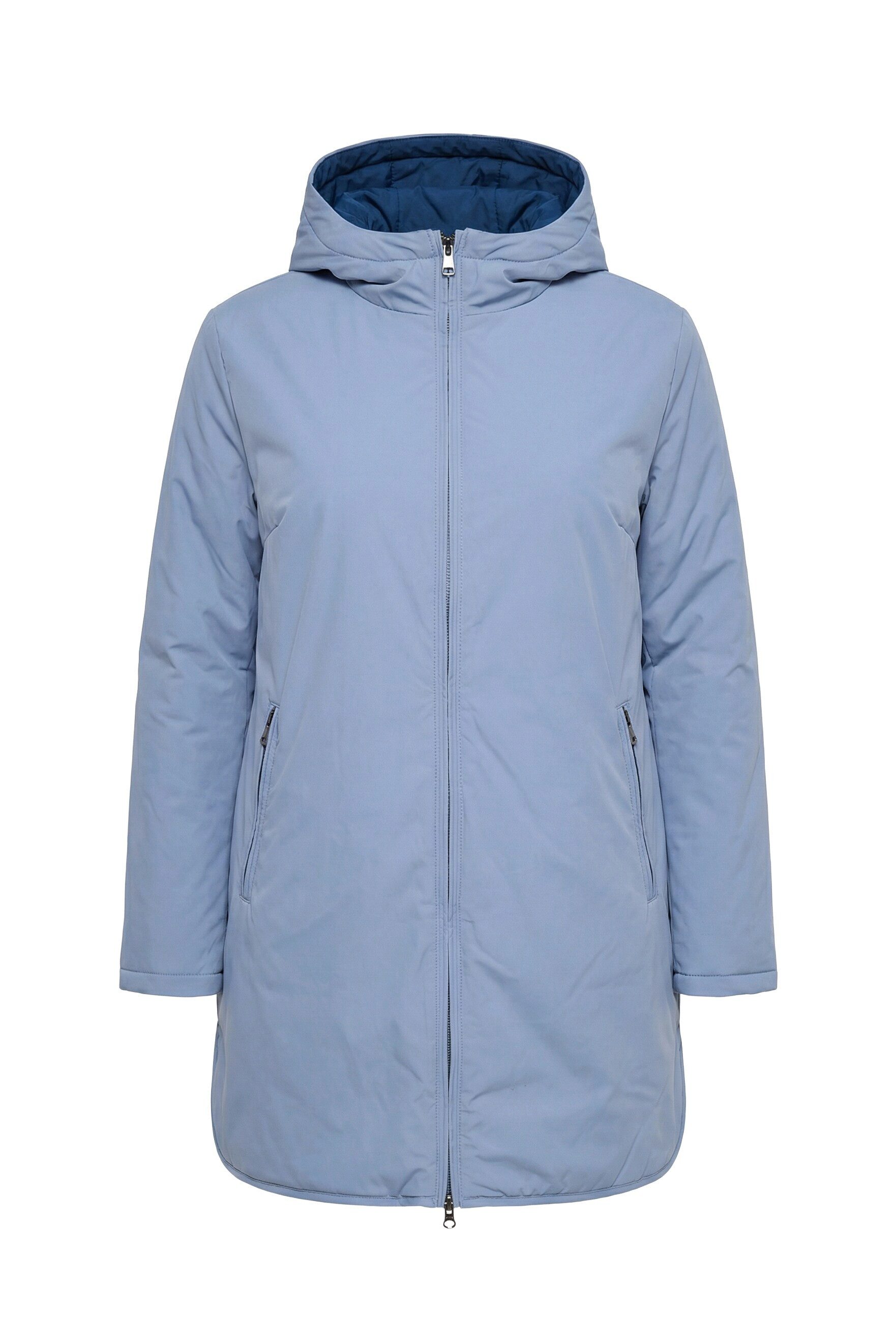 Ulla Popken Wendejacke HYPRAR Funktions-Wendejacke wasserabweisend Kapuze – Bild 2 von 4