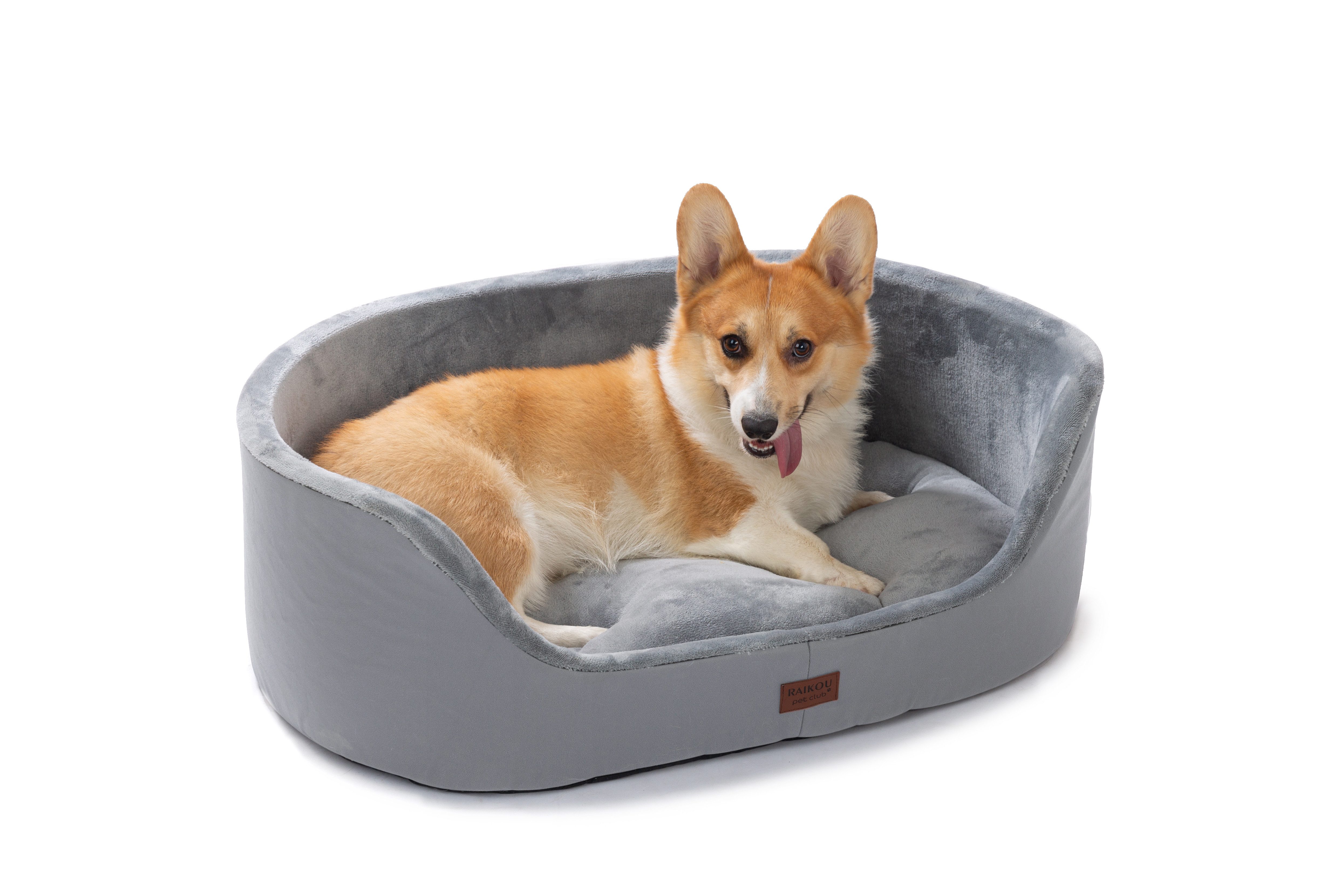 M-Diamant Tierbett Orthopädisches Hundebett Komfortables Hundekissen Hundesofa mit Rand, Polyester, ideal als Kopfstütze – Bild 3 von 5