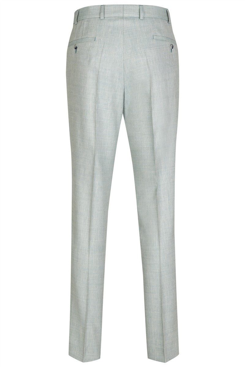 Wilvorst Anzughose Wilvorst GREEN-WEDDING Herren Hose Drop8 Hellgrün meliert