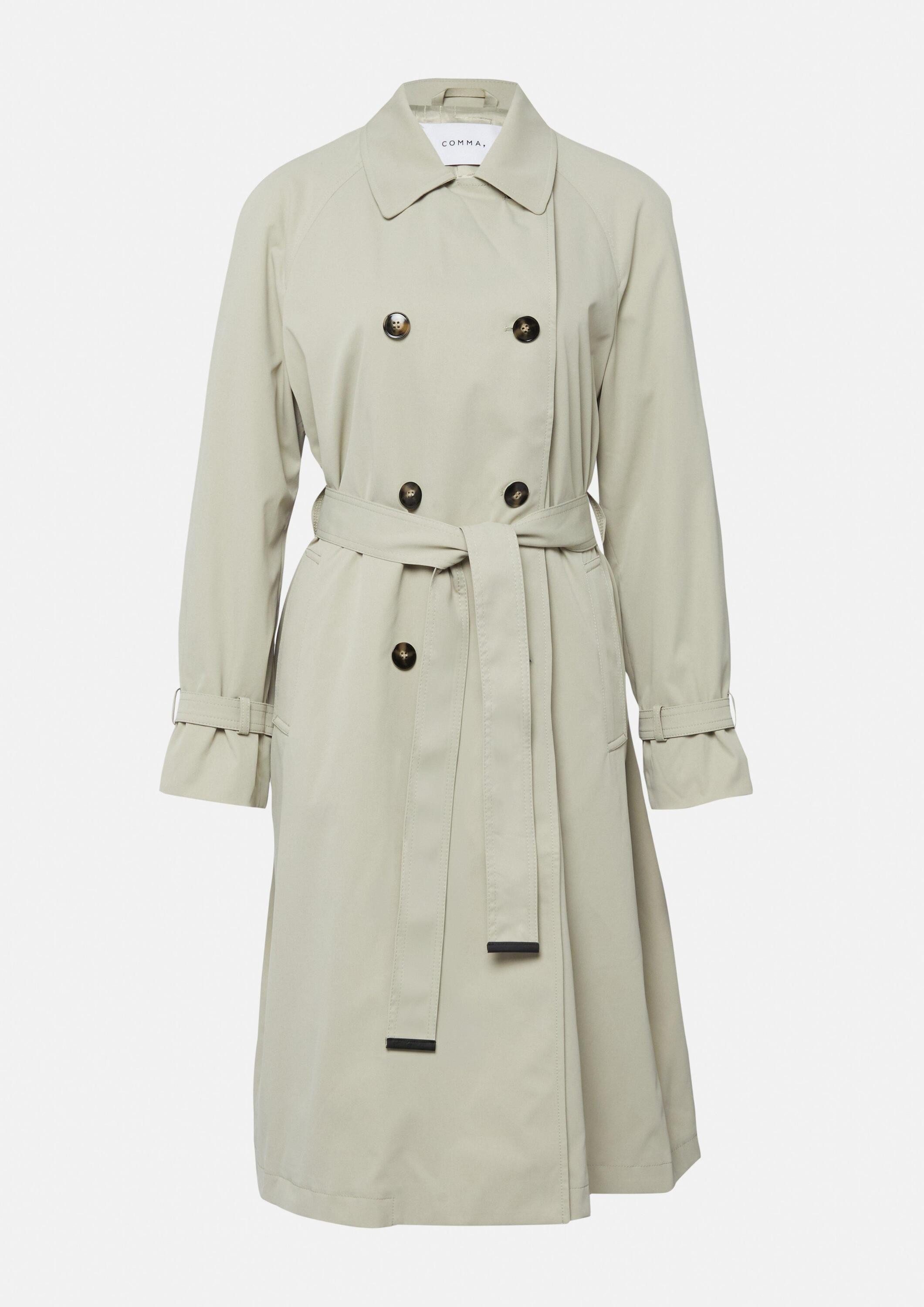 comma Trenchcoat Outdoor-Mantel Klassischer Trenchcoat mit Bindegürtel