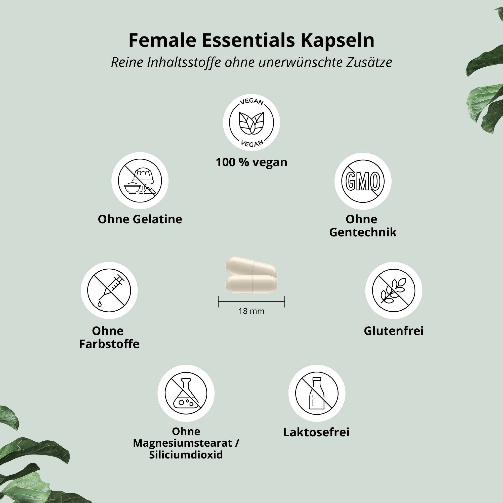 nutri+ Female Essentials - Frauenvitamine & Mineralstoffe Kapseln