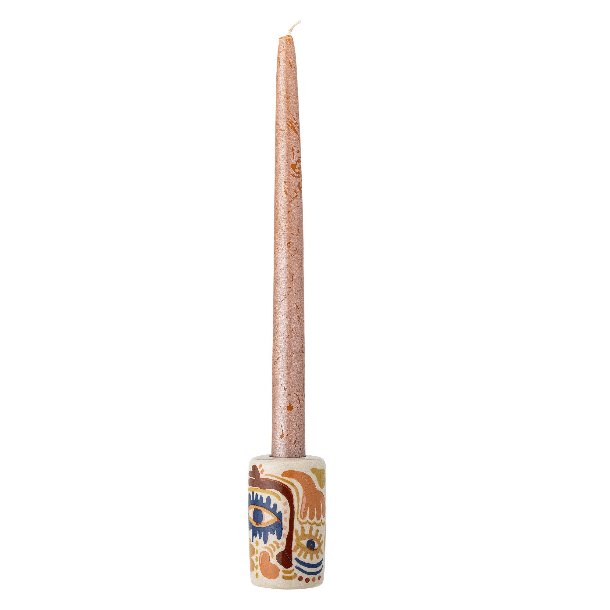 Bloomingville Kerzenständer Bloomingville Horus Kerzenhalter, Orange, günstig online kaufen