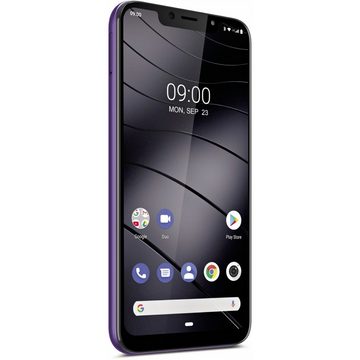 Gigaset GS195 Pummelphone 32 GB / 2 GB - Smartphone - dark purple Smartphone (6,2 Zoll, 32 GB Speicherplatz, 13 MP Kamera)