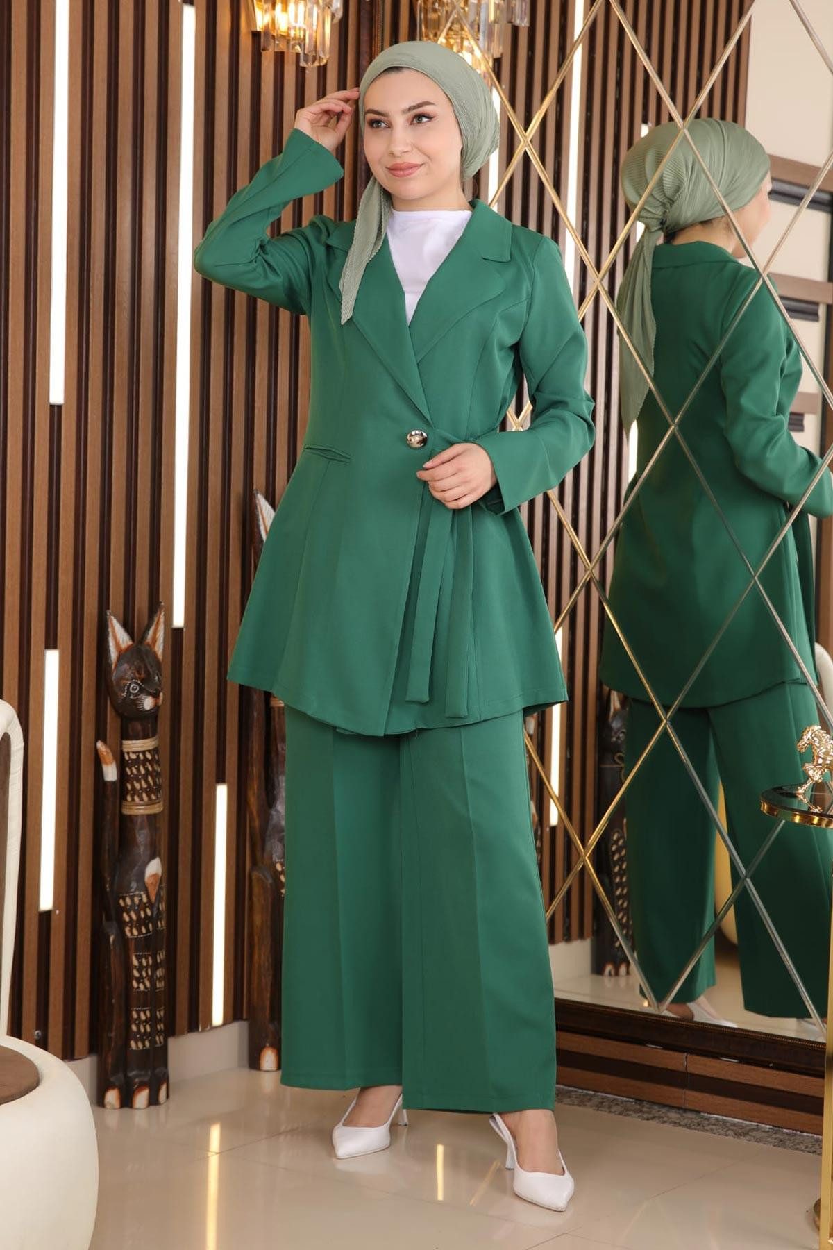 MODAMİHRAM Tunikakleid Gürtel Detail Set