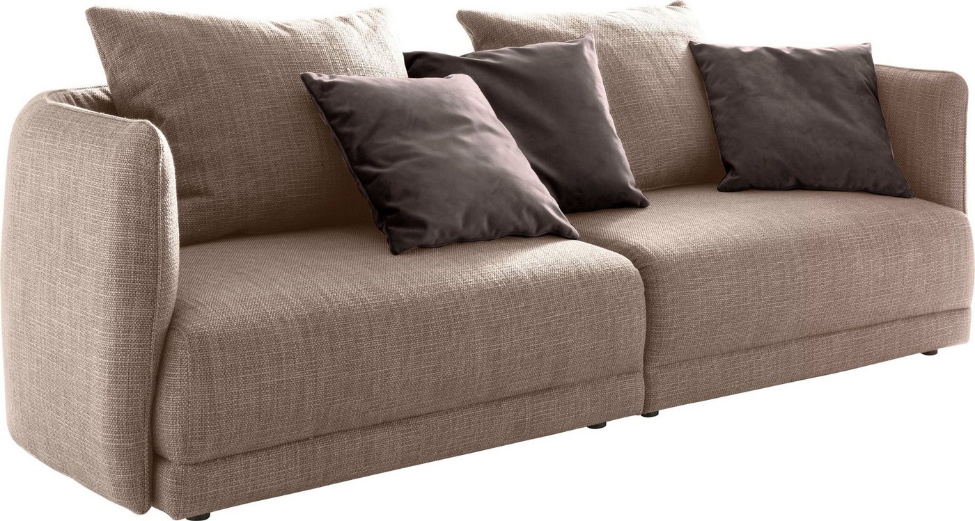 designwerk Big-Sofa »New York«, Breite 253 cm, mit schmaler Arm- und Rückenlehne-HomeTrends