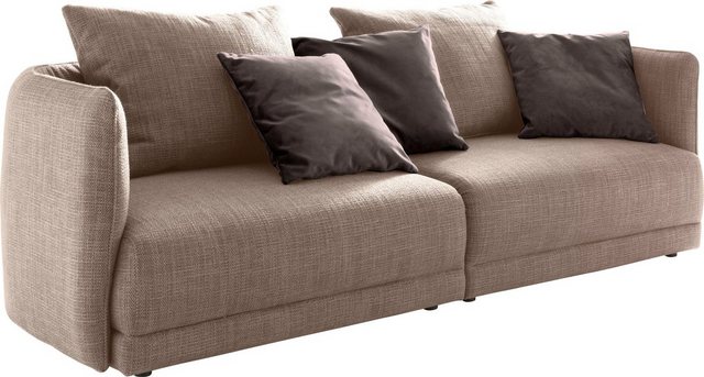 designwerk Big-Sofa »New York«, Breite 253 cm, mit schmaler Arm- und Rückenlehne-Otto