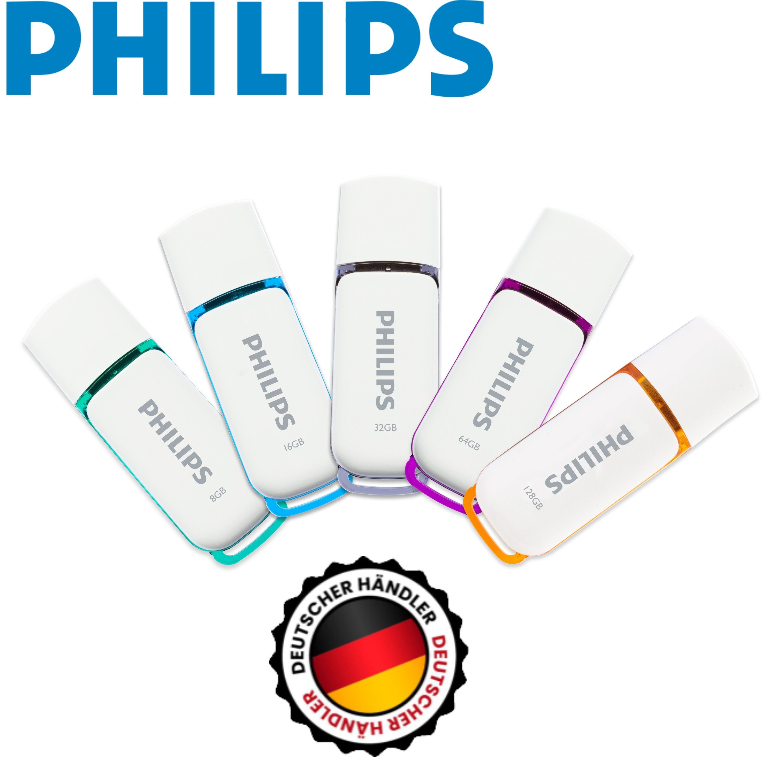 Philips Philips USB Stick 2.0 Snow Edition 128 GB USB-Stick (USB 2.0)