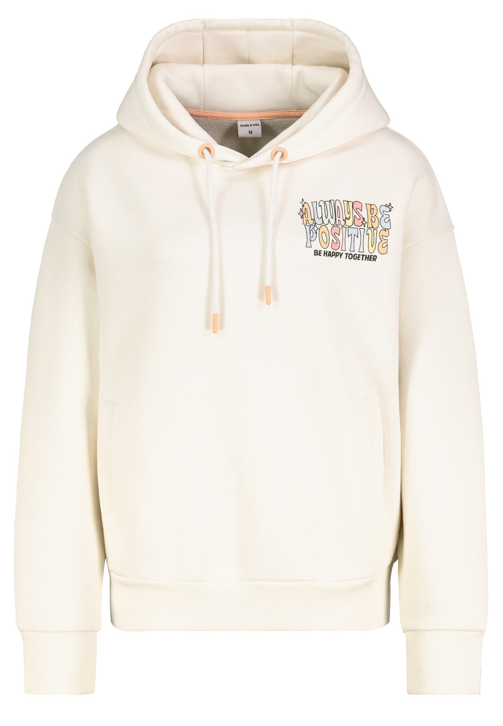 SUBLEVEL Hoodie mit Schriftzug und Liebesmotiv günstig online kaufen