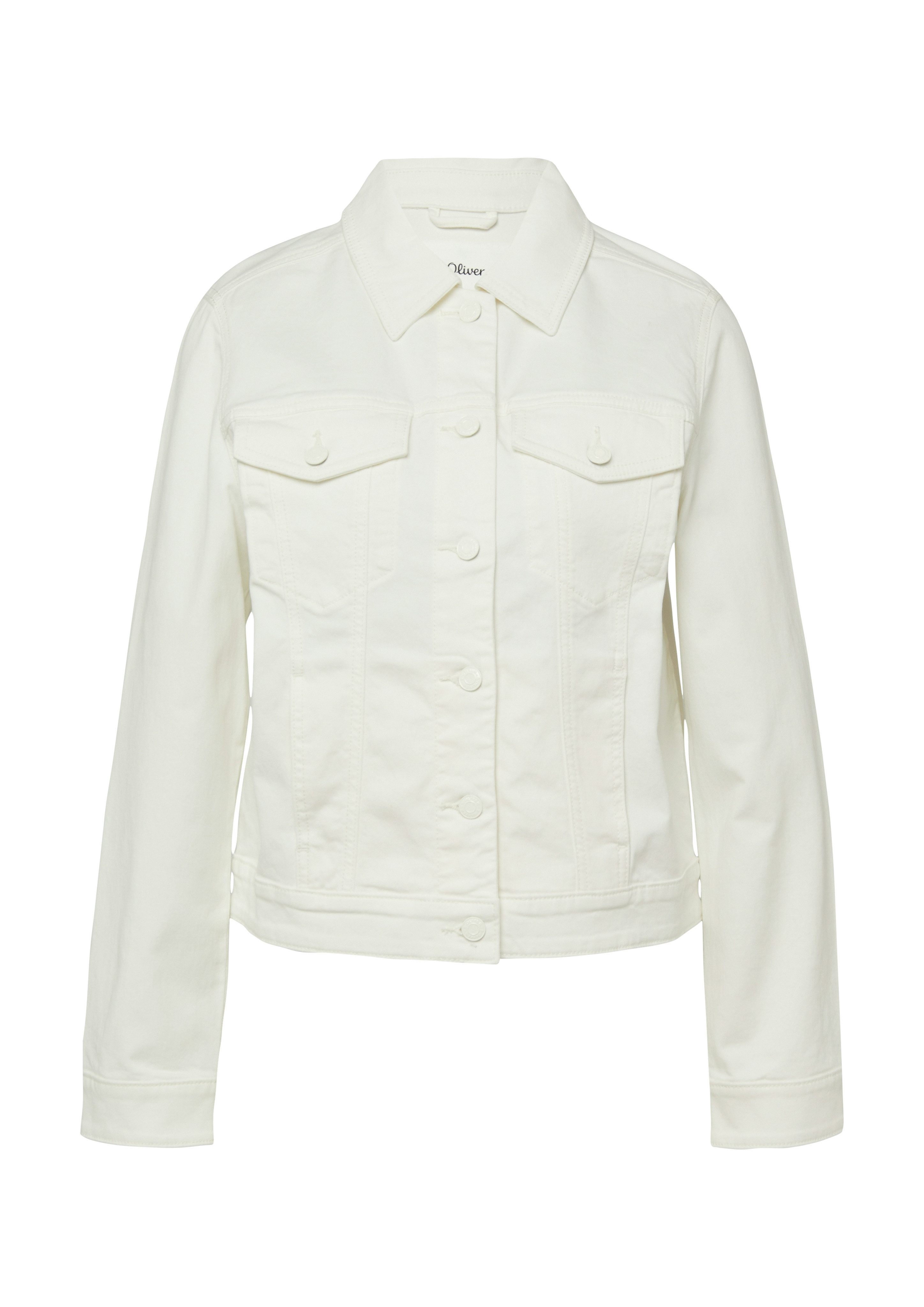 s.Oliver Jeansjacke mit weißen Knöpfen