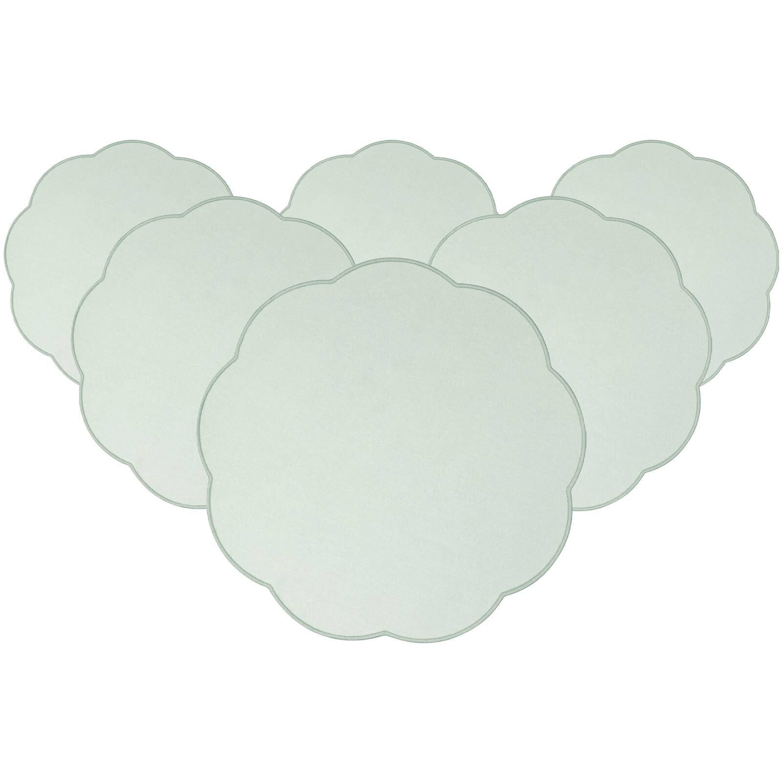 Villeroy & Boch Platzset Fleur Accessoires Platzsets ø 40 cm 6er Set, (6-St)