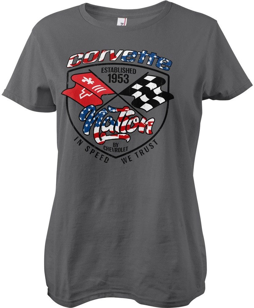 Corvette T-Shirt Nation Girly Tee