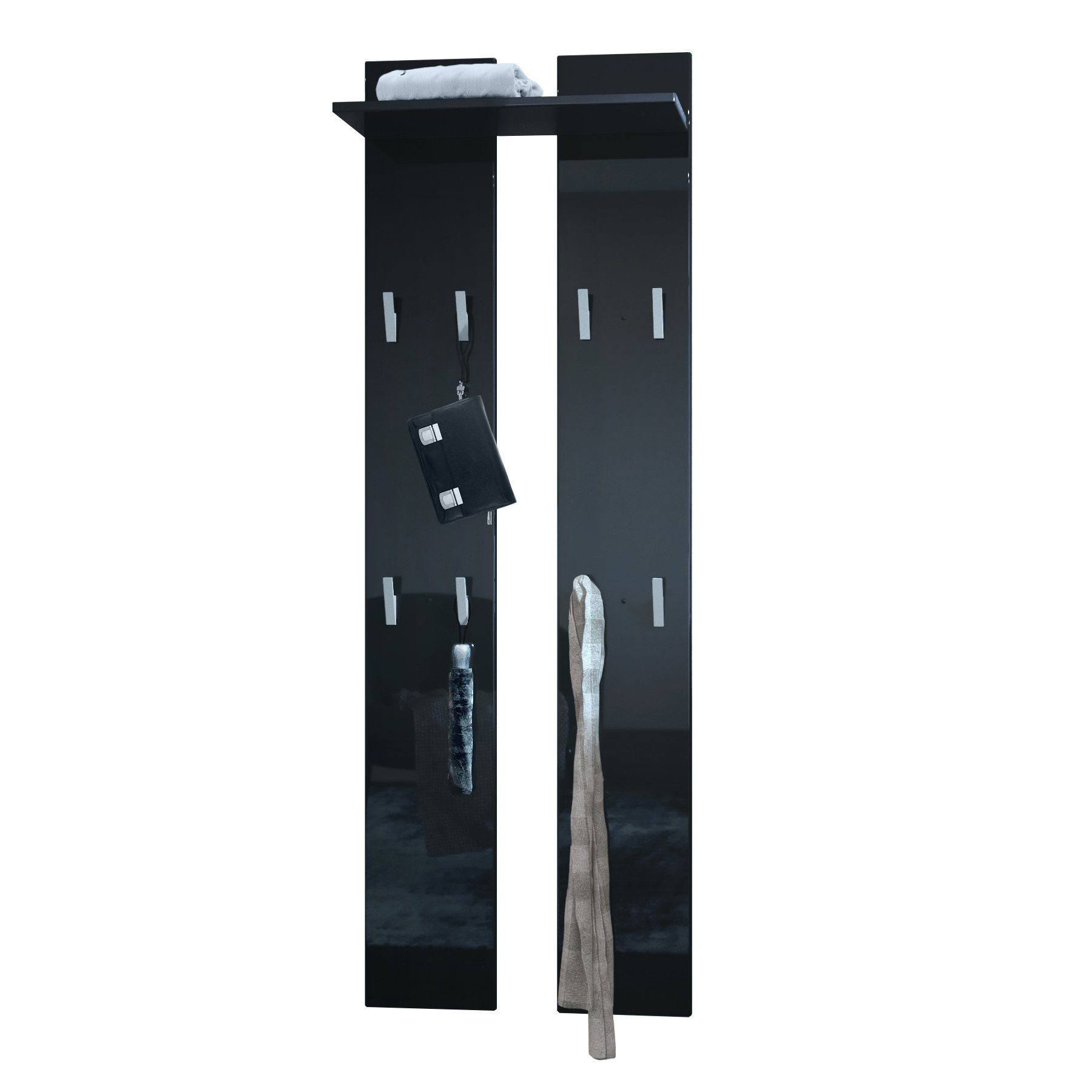 Vladon Garderobenpaneel Wandpaneel 170 (Garderobenpaneel, bestehend aus 2 P günstig online kaufen