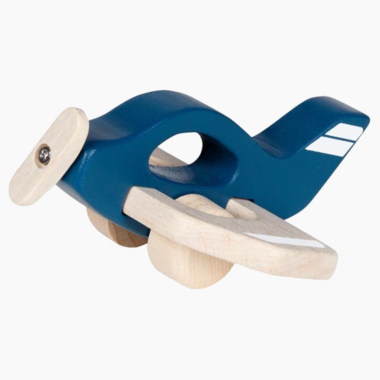 goki Spielzeug-Flugzeug Greifflugzeug Lifestyle Azur, (packung, 1-tlg., spar set), Nachhaltig aus Holz hergestellt