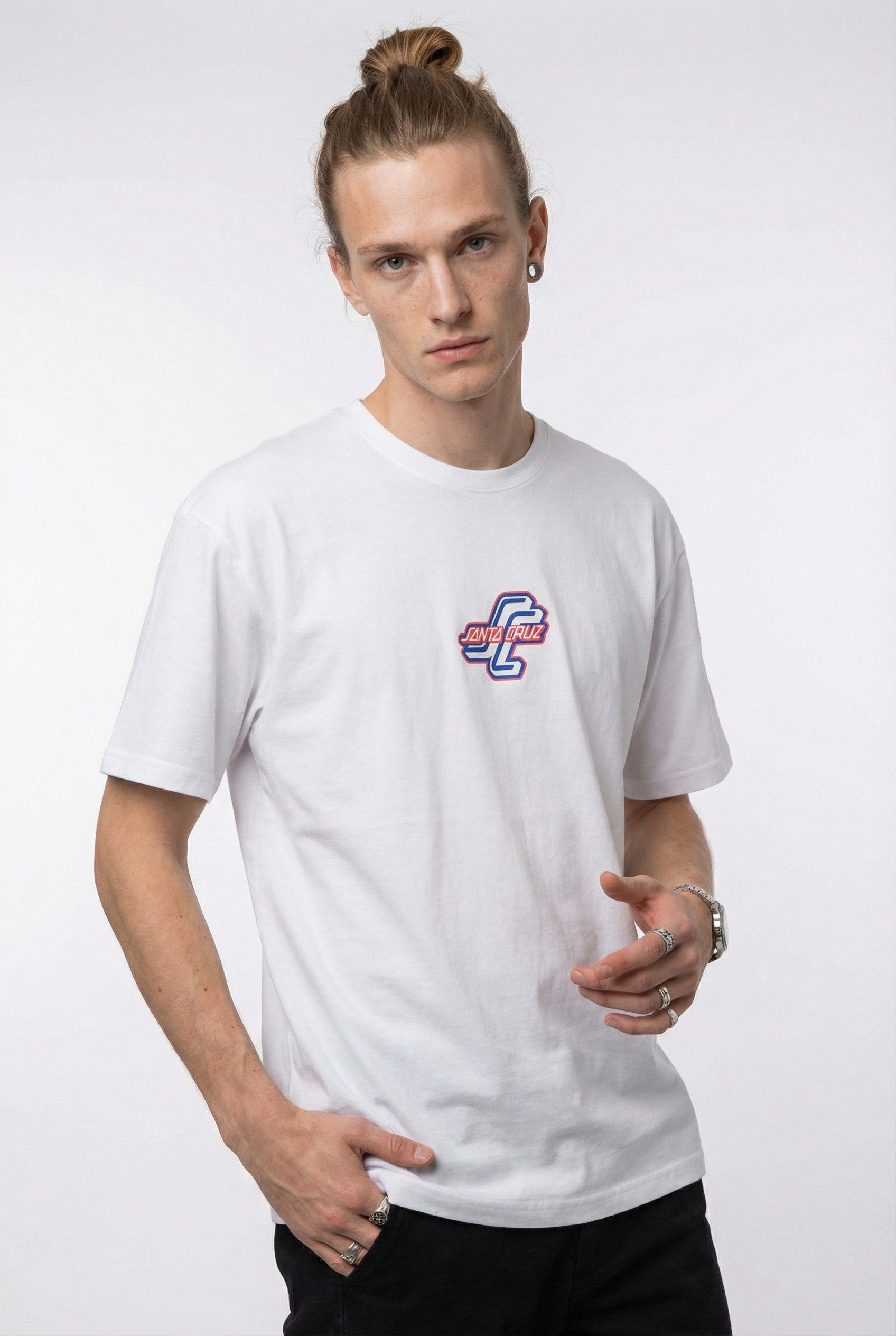 Santa Cruz T-Shirt OUTER OGSC FRONT T-SHIRT für Erwachsene, für sportliche Aktivitäten, modernes Design