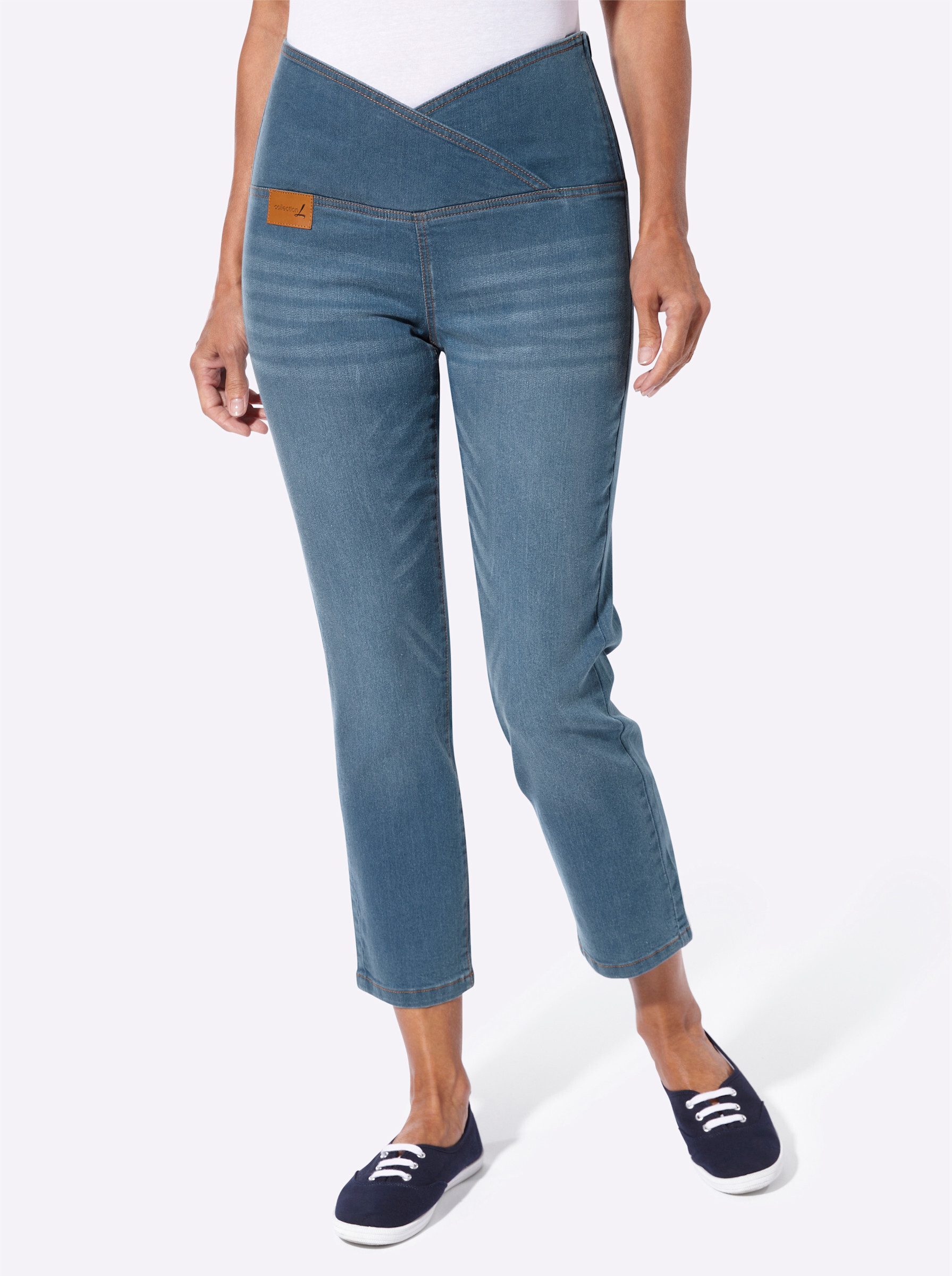 Jeansshorts 7/8-Jeans komfortabel