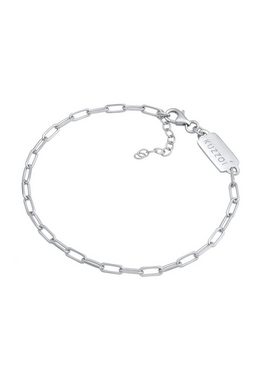 Kuzzoi Silberarmband Herren Gliederkette Oval 925 Silber