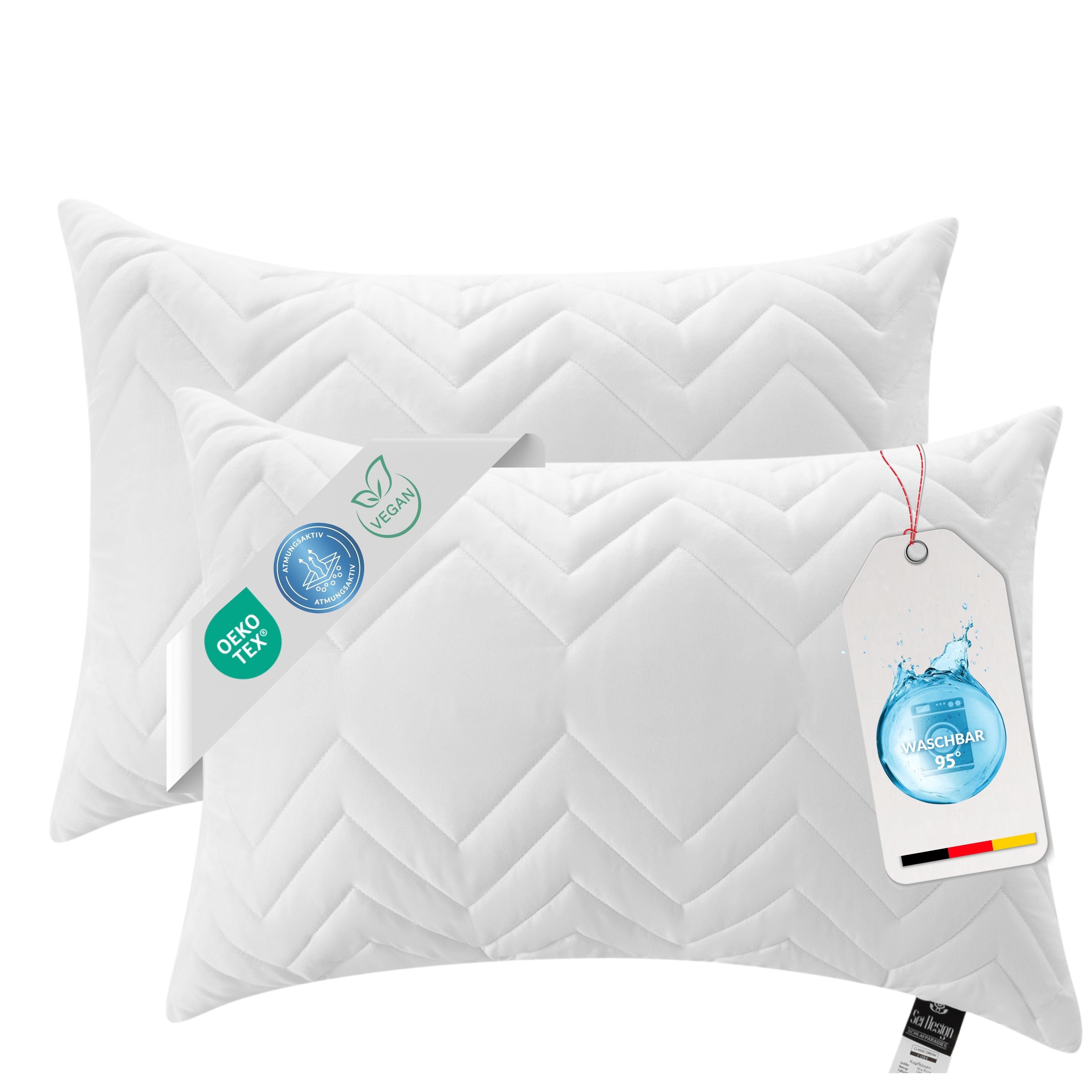 SEI Design Microfaserkissen Kopfkissen Kissen Zierkissen günstig online kaufen