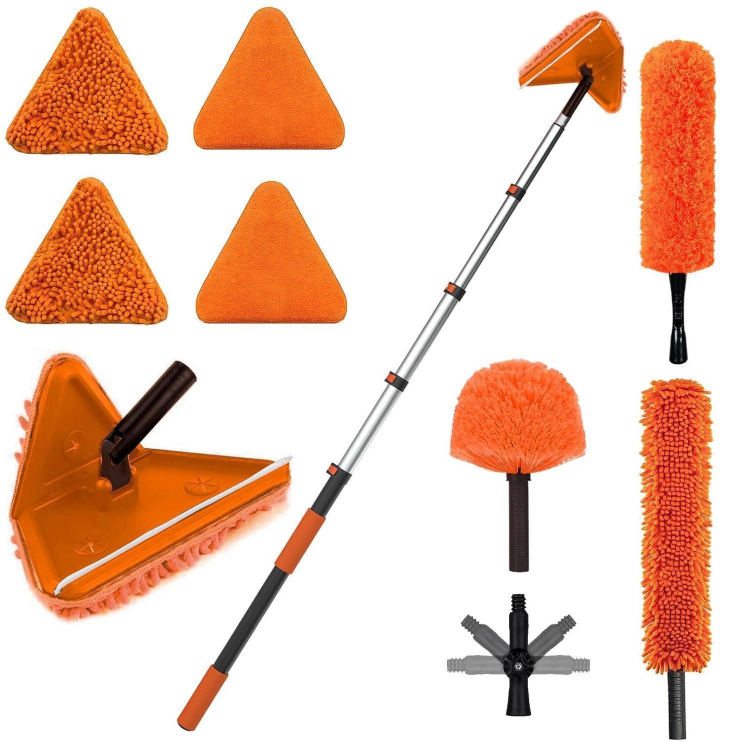 LuxusKollektion Bodenwischer Staubwedel Set Teleskop 6m, (1-St)