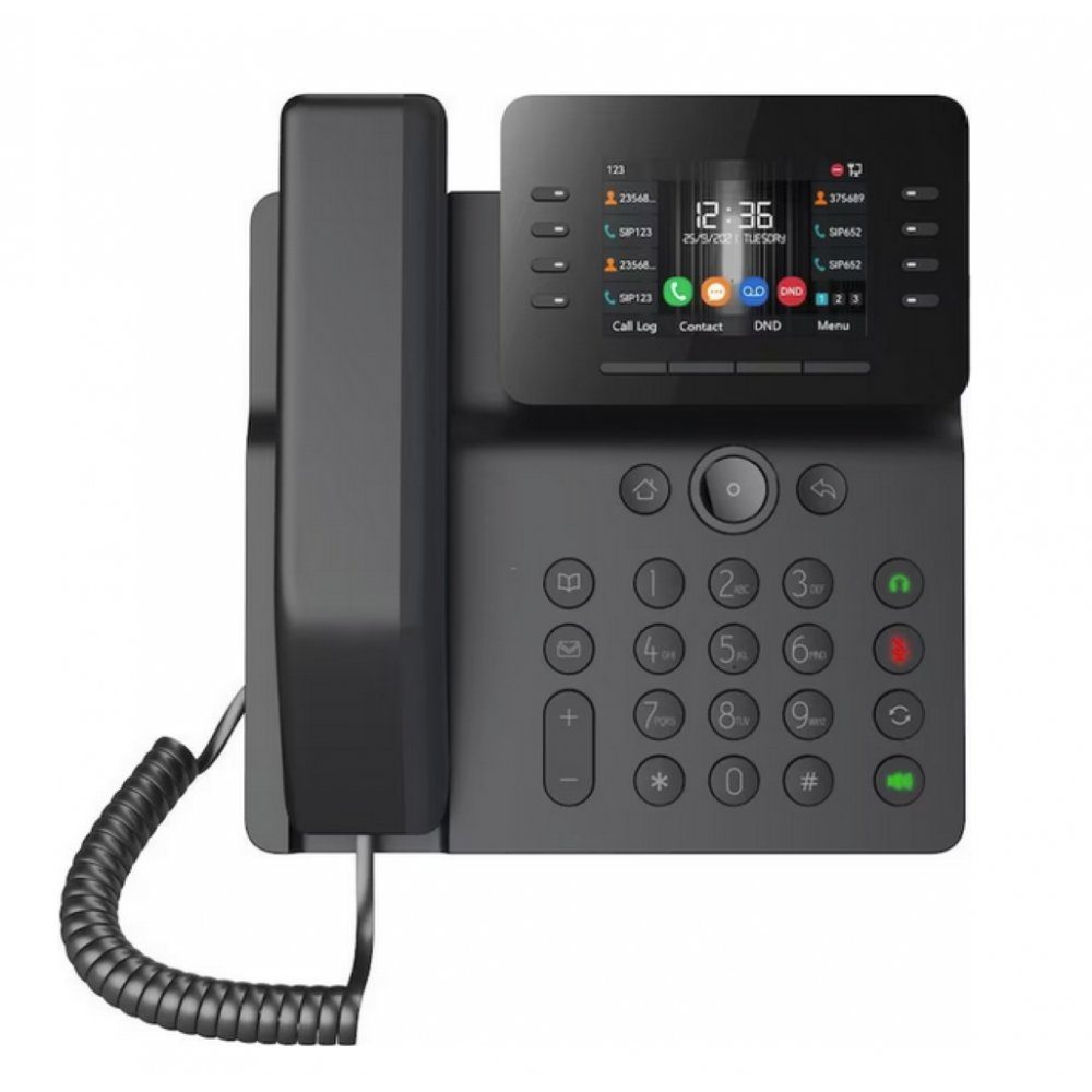 Fanvil SIP-Phone V64 - NFR VoIP-Business-Telefon - schwarz Konferenztelefon