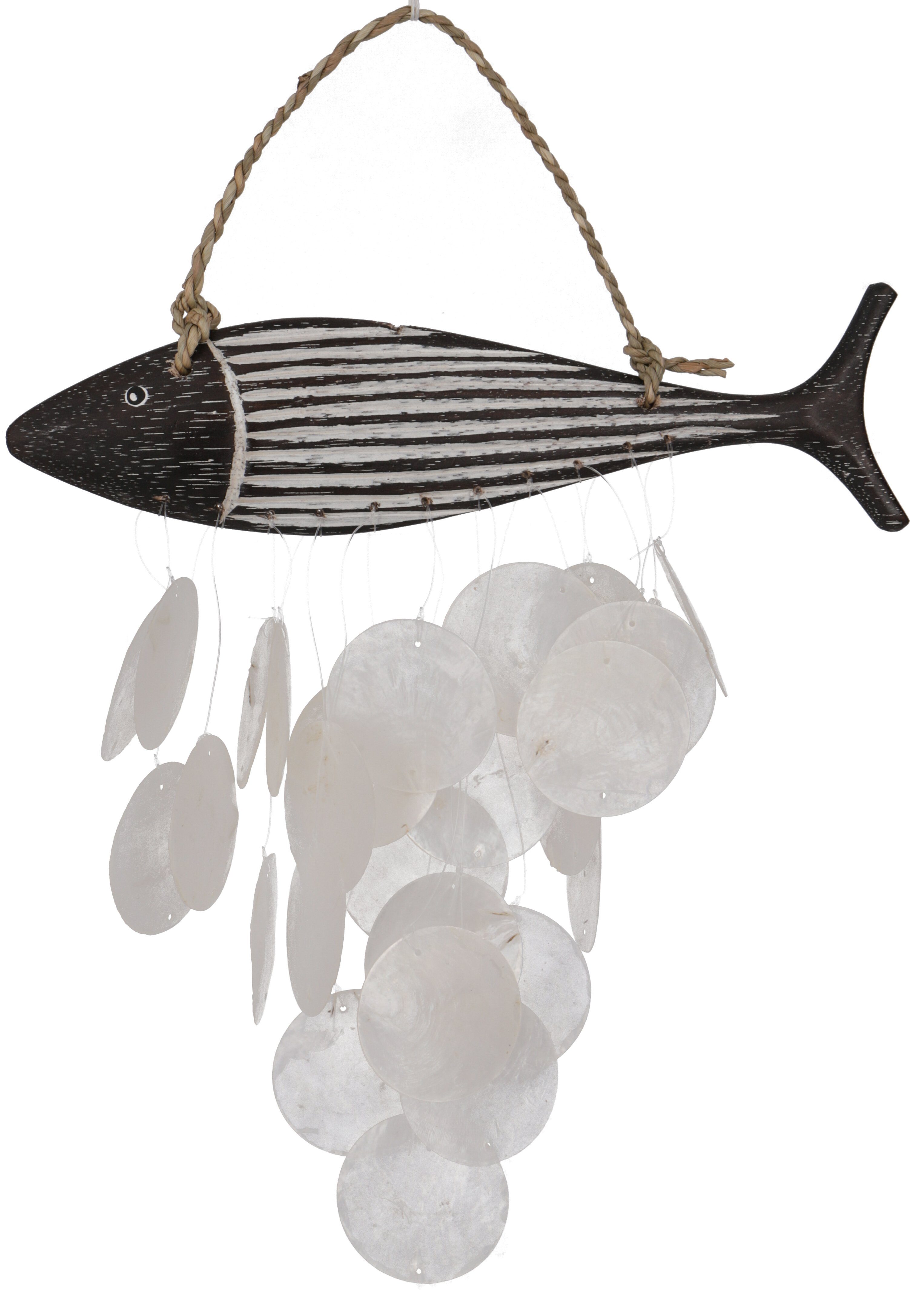 Guru-Shop Dekoobjekt Muschel Mobile Fisch aus günstig online kaufen