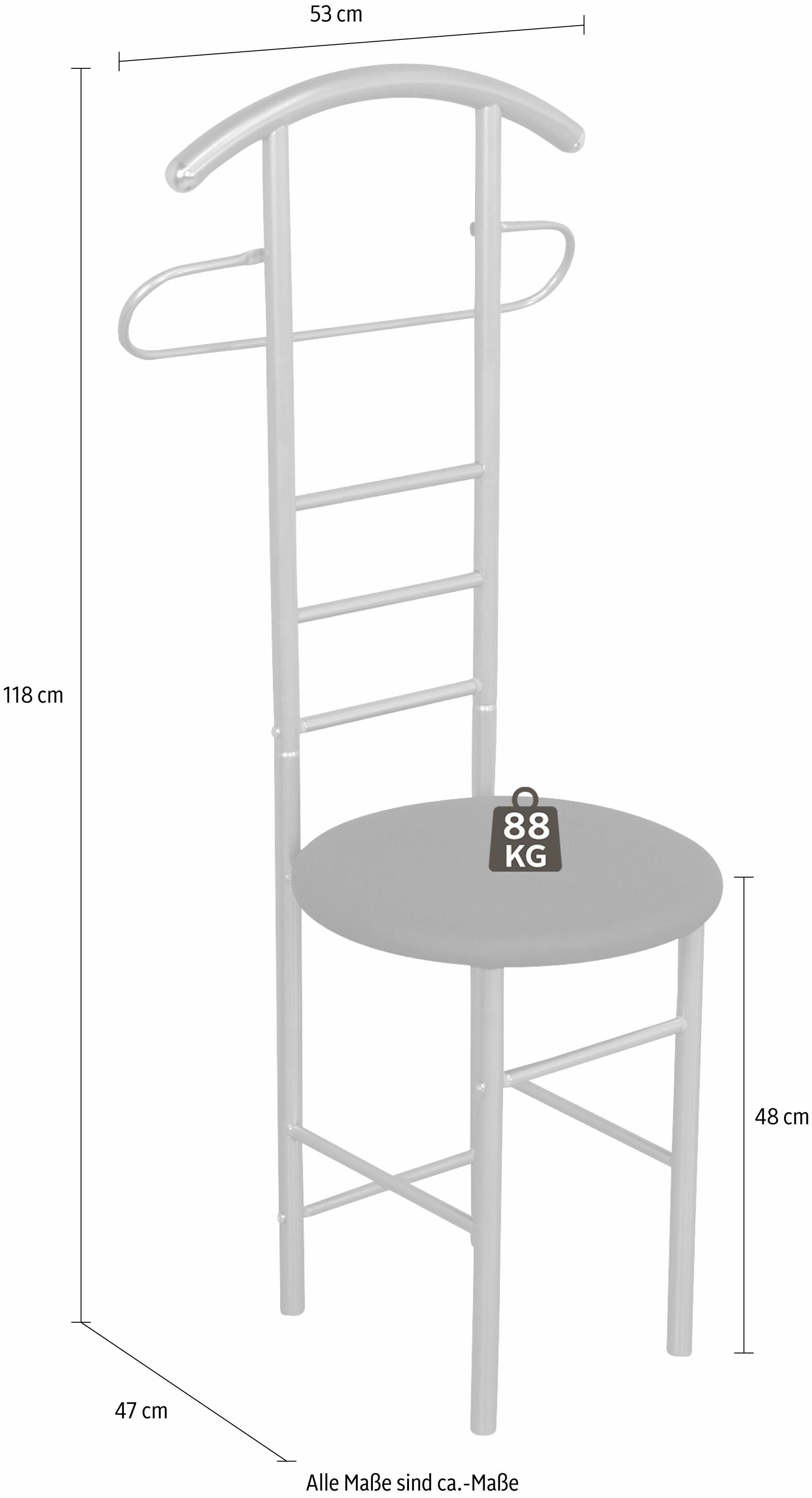 INOSIGN Herrendiener, (Kleiderständer, OTTOs Choice), Maße (B/T/H): 53/47/118 cm