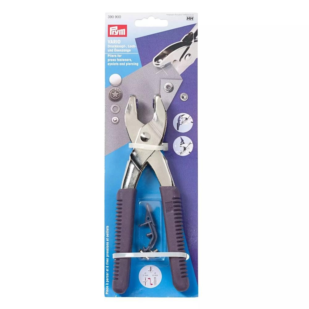 Prym Ösenzange - Vario-Zange für Ø 3 - 4 mm Ösen iinkl. Werkzeug