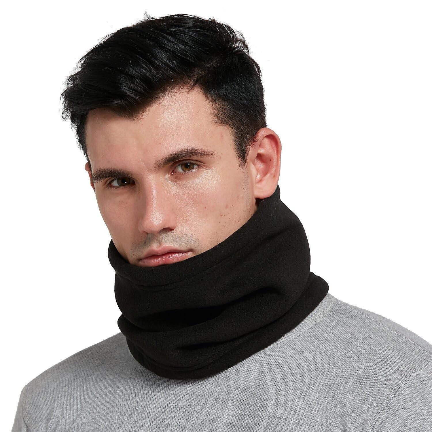 LuxusKollektion Fleeceschal Herren Winter Halsschlauch Fleece
