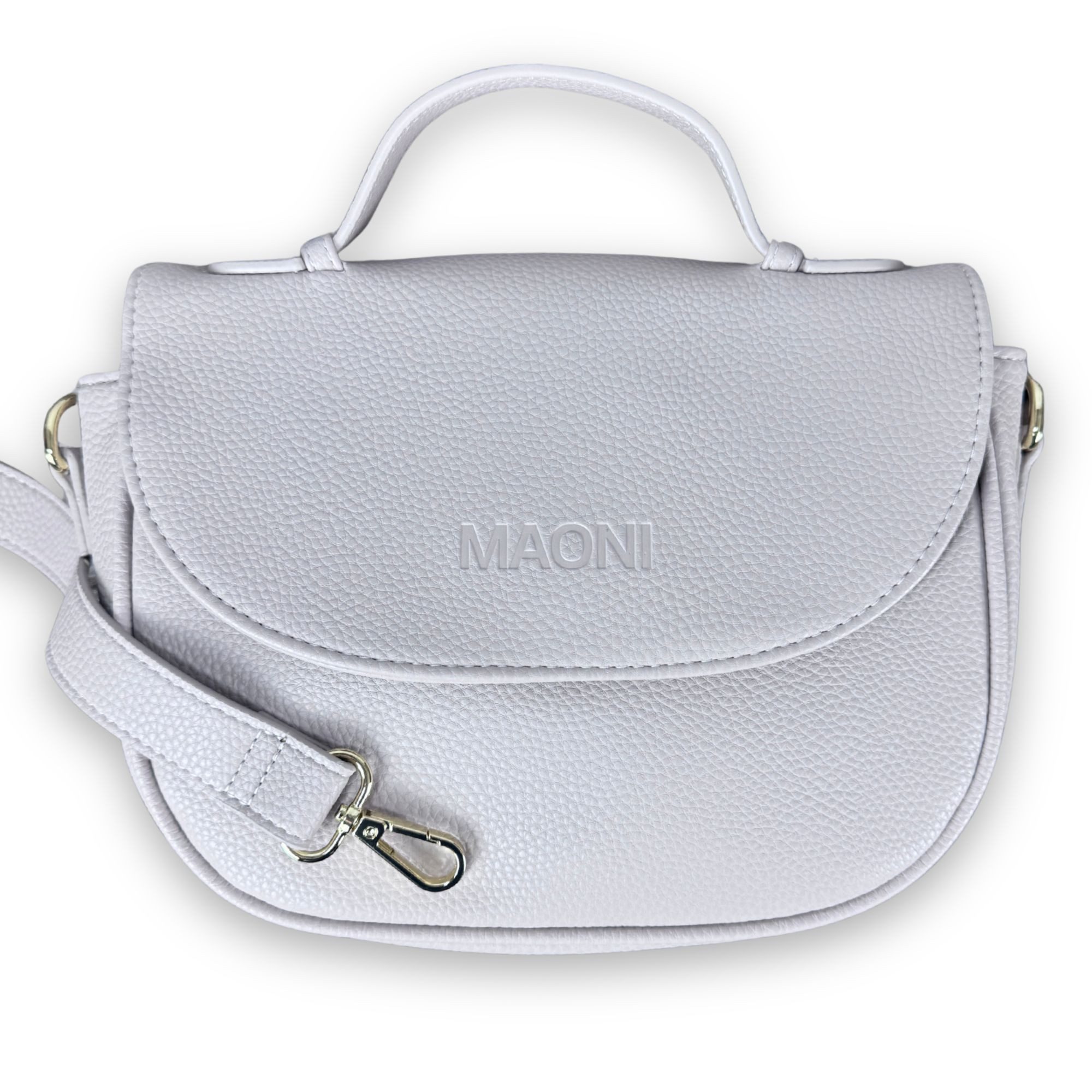 MAONI Handtasche Halfmoon Bag, vegan, Taschengurt austauschbar