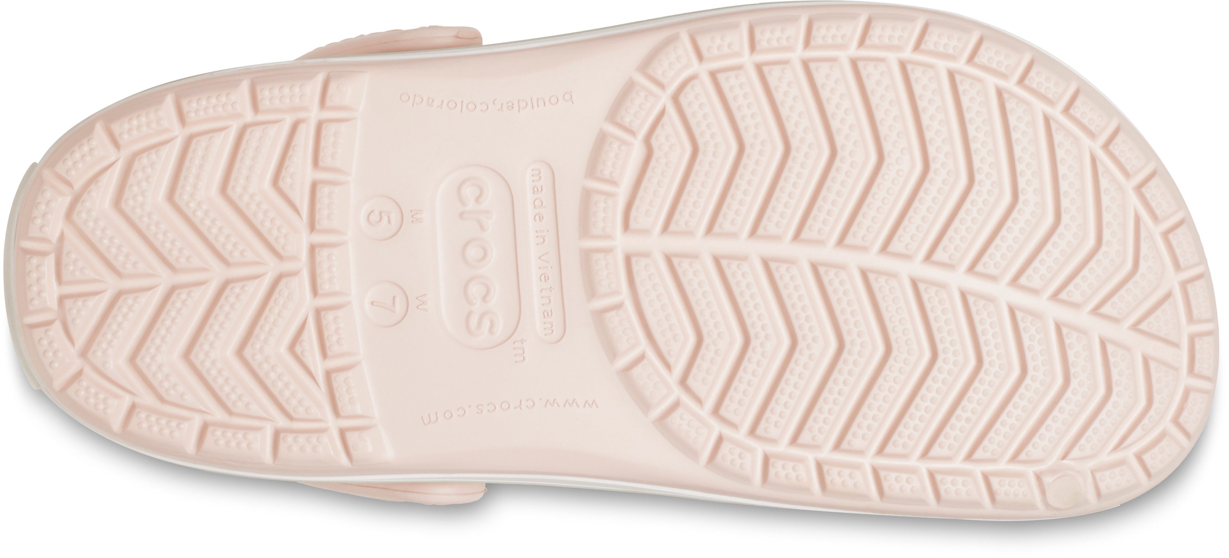 Crocs Crocband Clog Clog,Sommerschuh, Schlappen, Hausschuh mit zweifarbiger Laufsohle