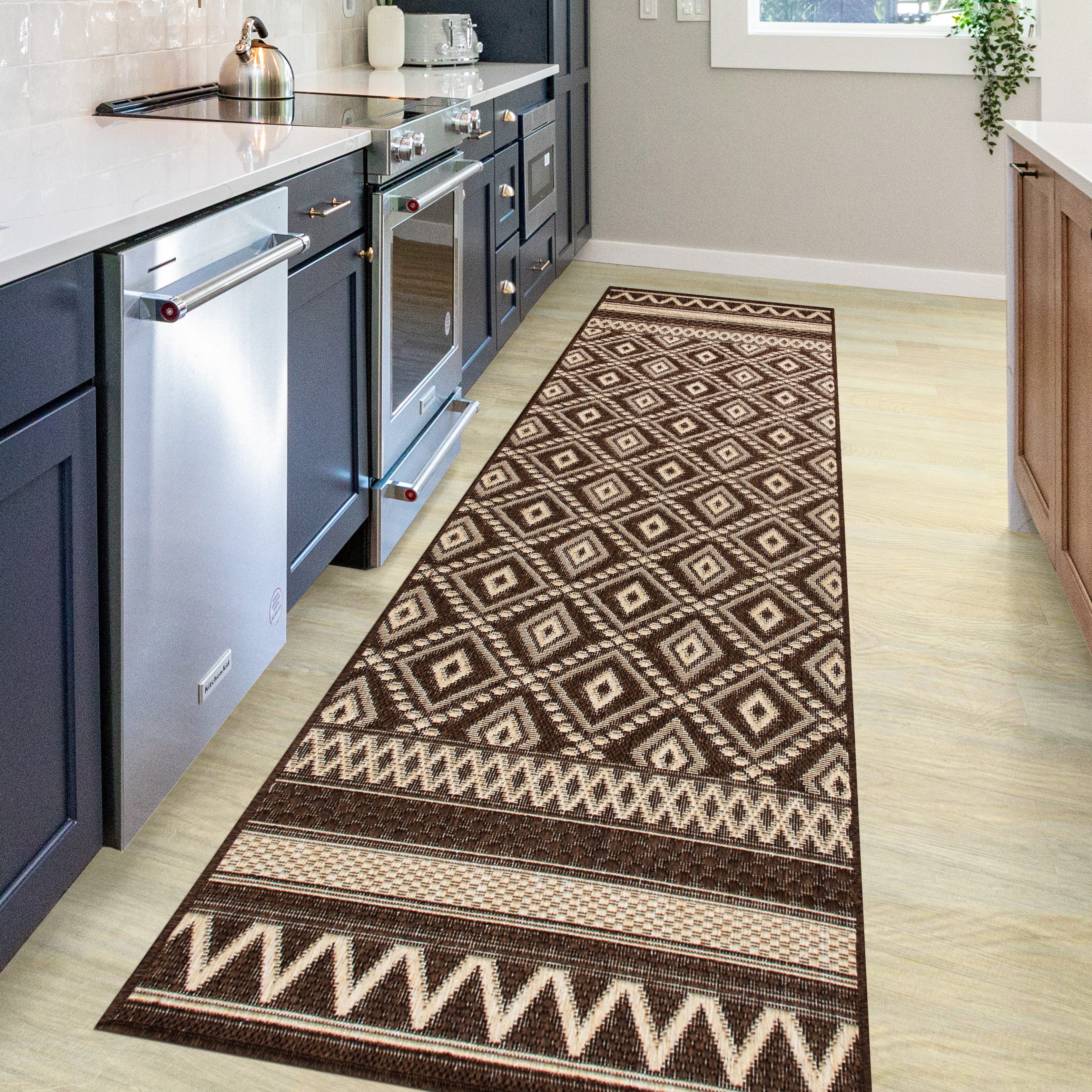 OTTO home Teppich Toronto auch als Läufer erhältlich, rechteckig, Höhe: 3 mm, In- und Outdoor geeignet, Sisal-Optik, Wetterfest & UV-beständig, Boho