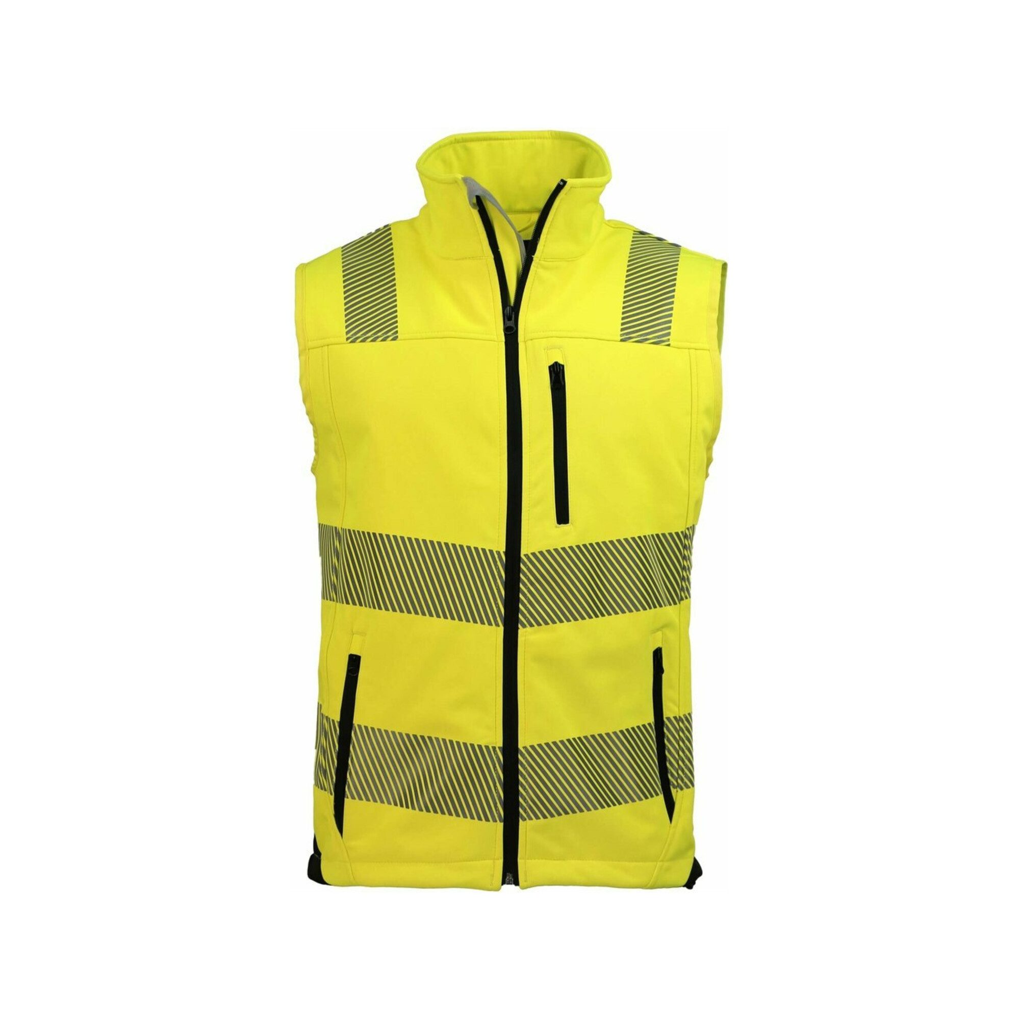 ASATEX Warnweste Warnweste Prevent® Trendline Gr.L gelb EN ISO 20471 Kl.2 PREVENT TREND