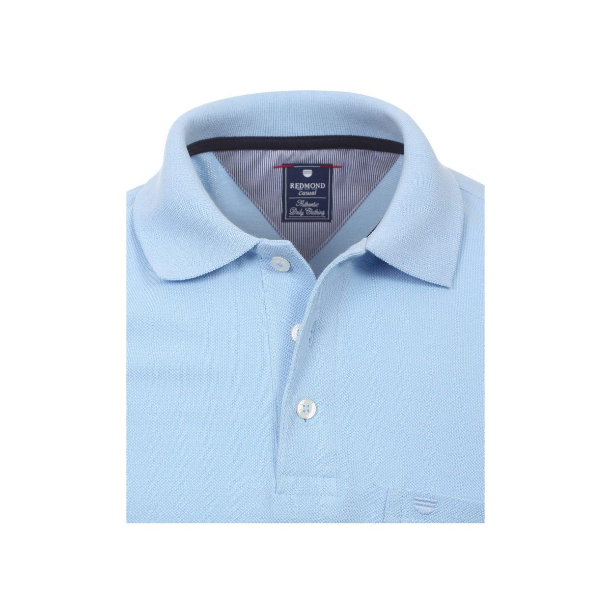 Redmond Poloshirt blau regular BLAU (1-tlg) 11