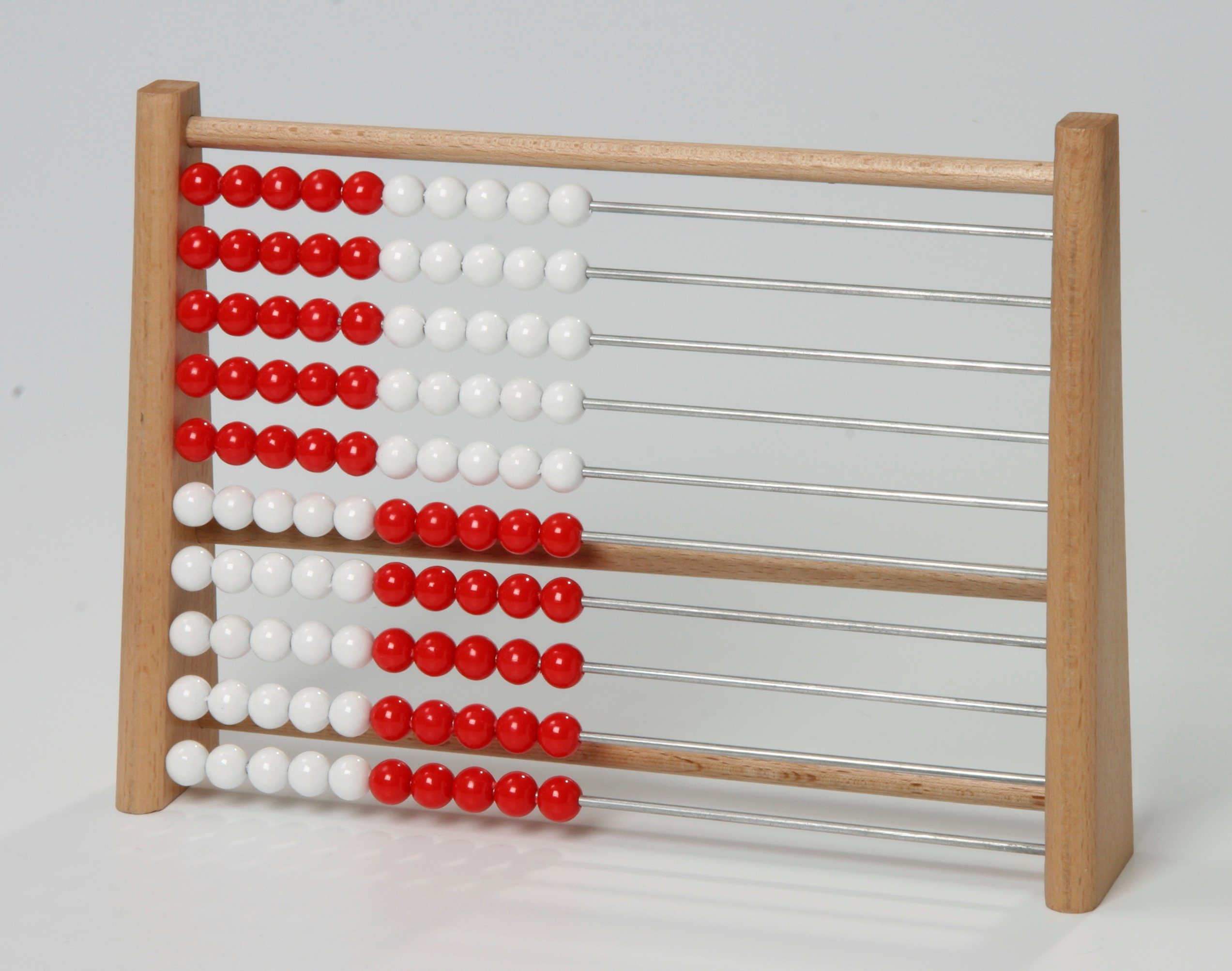 Betzold Lernspielzeug Schüler-Rechenrahmen ZR bis 100 – Lernhilfe für Mathematik